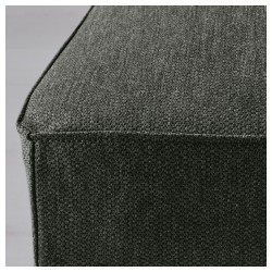Фото4.Кресло белый, Dansbo темно - серый HENRIKSDAL IKEA 399.264.53